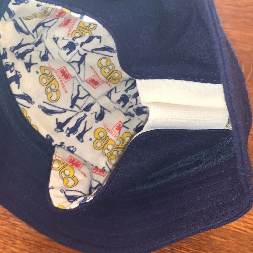 NWOT Vintage Capo International‎ Blue Wool Bucket Hat - Picture 4 of 12